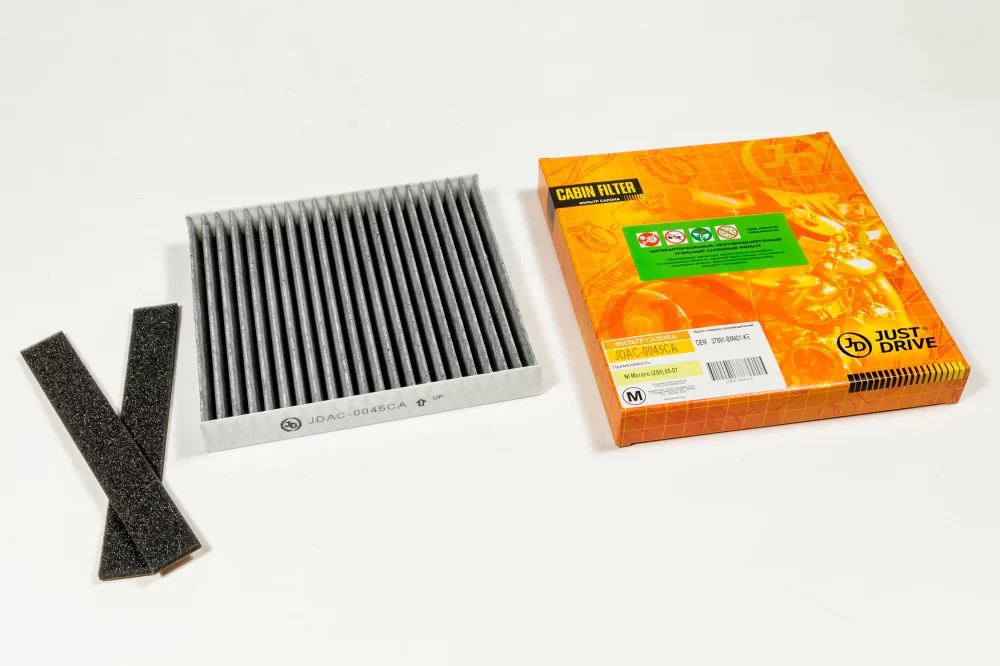 Фильтр салона угольный антибактериальный - Артикул JDAC0045CA - Производитель Just Drive - Фото, Отзывы, Цены 