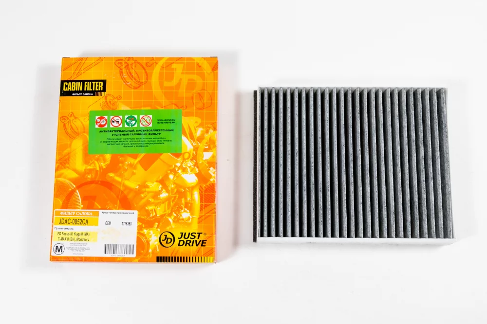 Фильтр салона угольный антибактериальный - Артикул JDAC0052CA - Производитель Just Drive - Фото, Отзывы, Цены 
