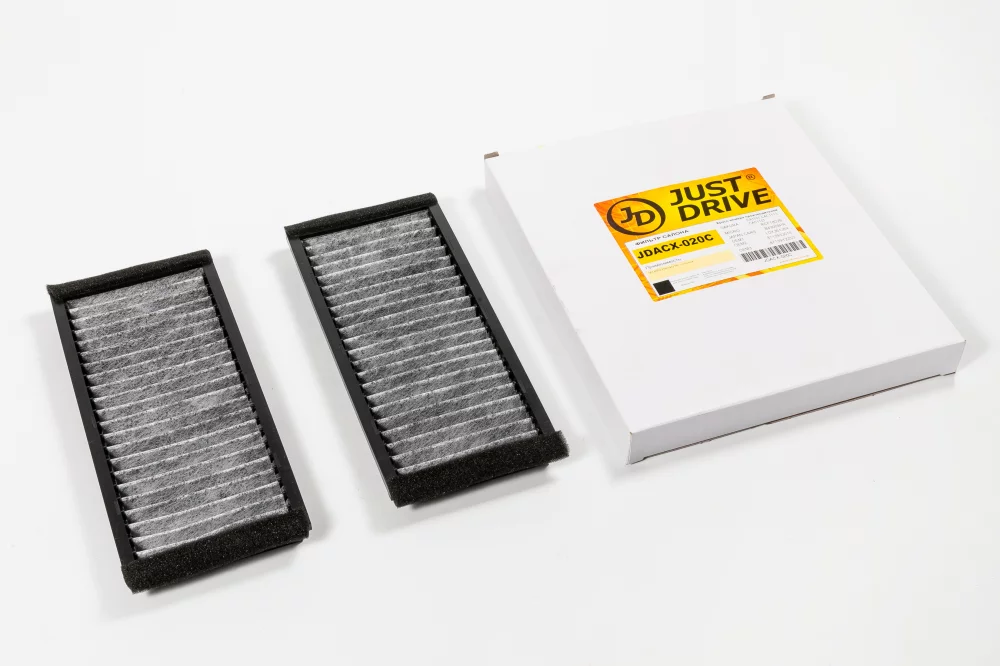 Фильтр салона (угольный) 2шт. комплект - Артикул JDACX020C - Производитель Just Drive - Фото, Отзывы, Цены 