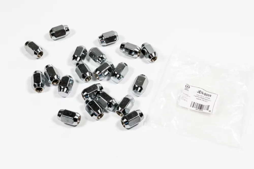 Гайка 12x1,25 (NISSAN, SUBARU) стандартный конус, средняя, ключ D=21 - Артикул JEN0009 - Производитель Just Drive - Фото, Отзывы, Цены 