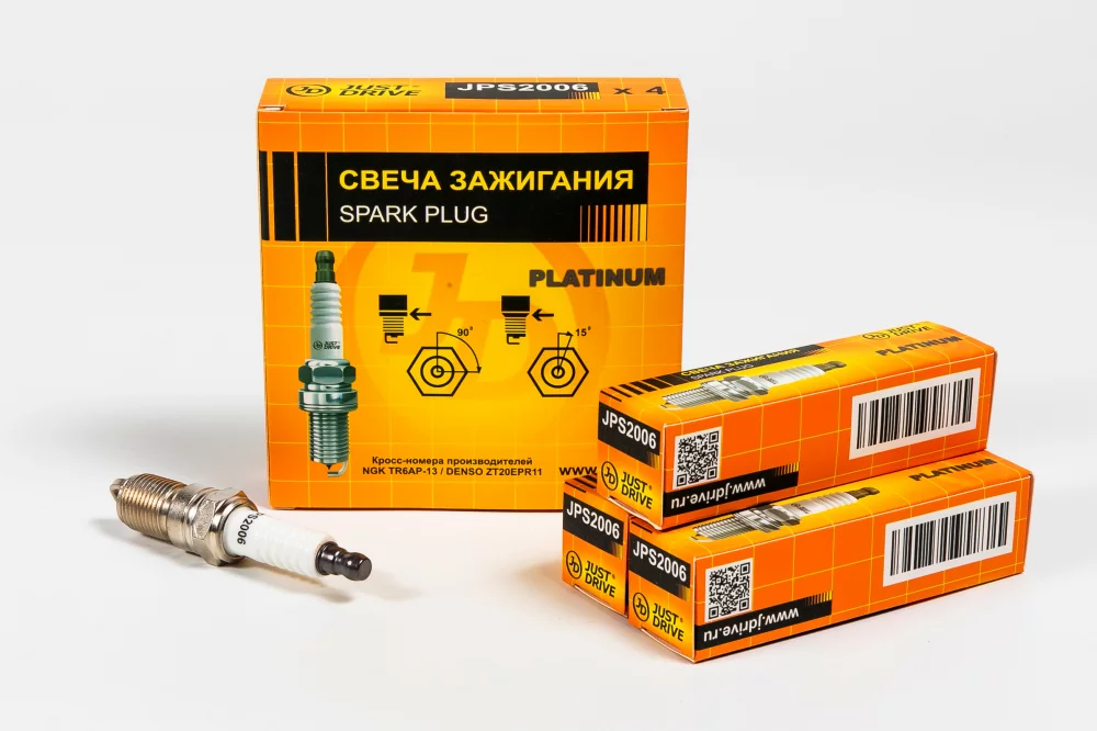 Свеча зажигания /TR6AP13/ZT20EPR11 PLATINUM - Артикул JPS2006 - Производитель Just Drive - Фото, Отзывы, Цены 