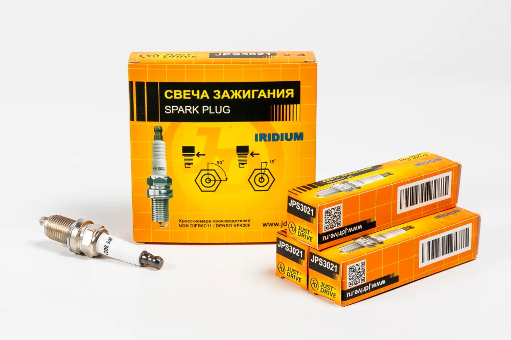 Свеча зажигания /DIFR6C11/VFK20F IRIDIUM - Артикул JPS3021 - Производитель Just Drive - Фото, Отзывы, Цены 