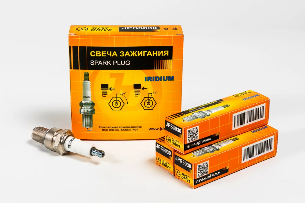 Свеча зажигания /BR8EIX/IW24 IRIDIUM - Артикул JPS3030 - Производитель Just Drive - Фото, Отзывы, Цены 