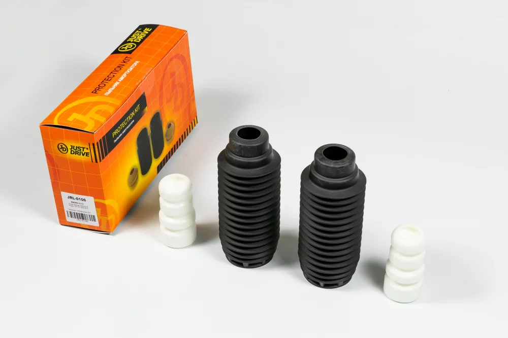 Пыльник с отбойником (комплект на 2 стойки) перед - Артикул JRL0106 - Производитель Just Drive - Фото, Отзывы, Цены 