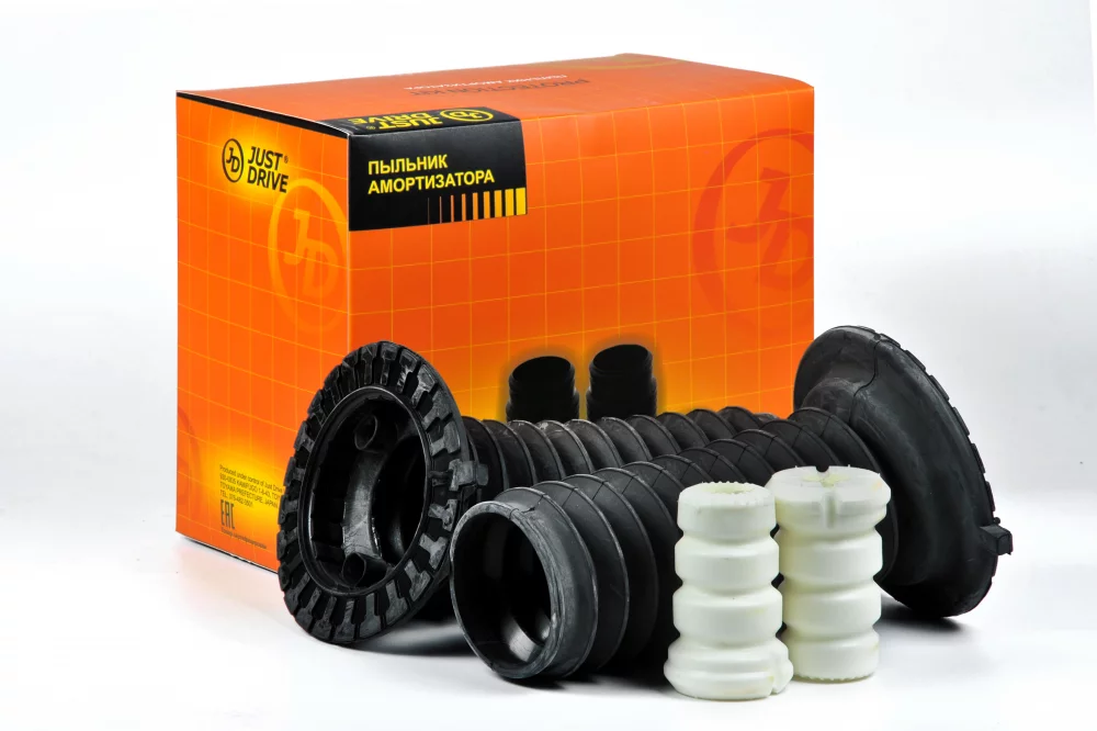 Пыльник с отбойником (комплект на 2 стойки) перед - Артикул JRL0126 - Производитель Just Drive - Фото, Отзывы, Цены 