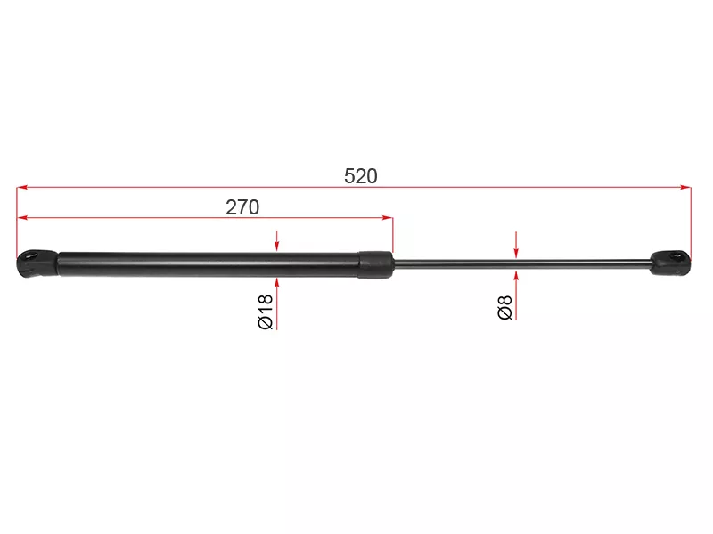 Амортизатор капота Audi Q7 05-19 - Артикул 8004225 - Производитель Lesjofors - Фото, Отзывы, Цены 