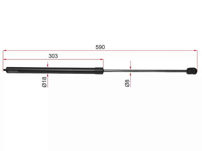 Амортизатор капота Mercedes-Benz GL-Class 06-12 - Артикул 8056827 - Производитель Lesjofors - Фото, Отзывы, Цены 