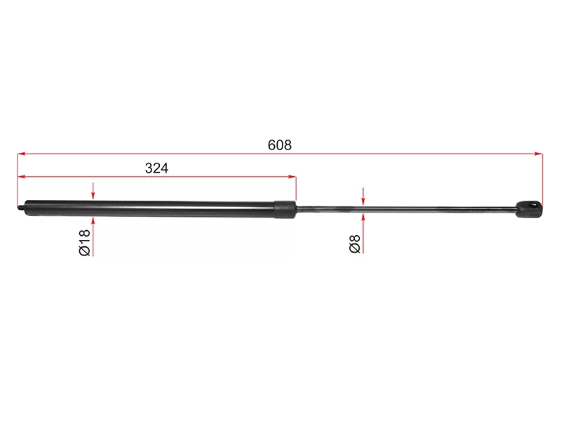 Амортизатор капота Mercedes-Benz GLK-Class 08-15 (Справа) - Артикул 8056829 - Производитель Lesjofors - Фото, Отзывы, Цены 