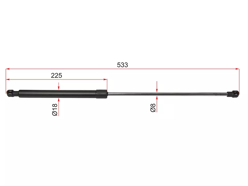 Амортизатор крышки багажника LAND ROVER RANGE ROVER 02-12 - Артикул 8175718 - Производитель Lesjofors - Фото, Отзывы, Цены 