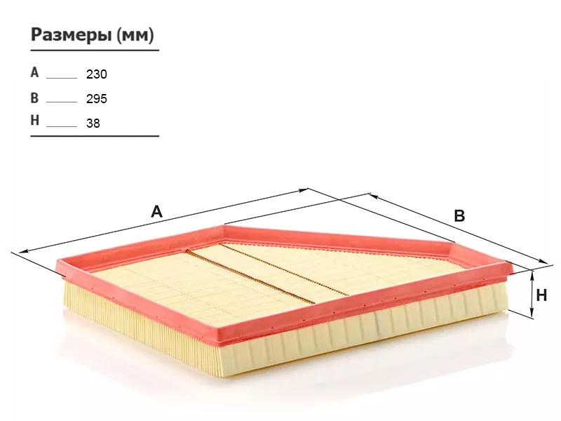 Фильтр воздушный BMW X5 4.8i 06-10 (правая сторона) - Артикул C30901 - Производитель Mann - Фото, Отзывы, Цены 