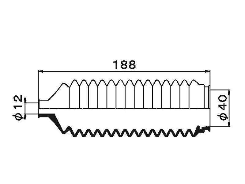 Пыльник рулевой рейки SUBARU FORESTER 97-02/IMPREZA 92-07/LEGACY 93-03 - Артикул 03072 - Производитель Maruichi - Фото, Отзывы, Цены 