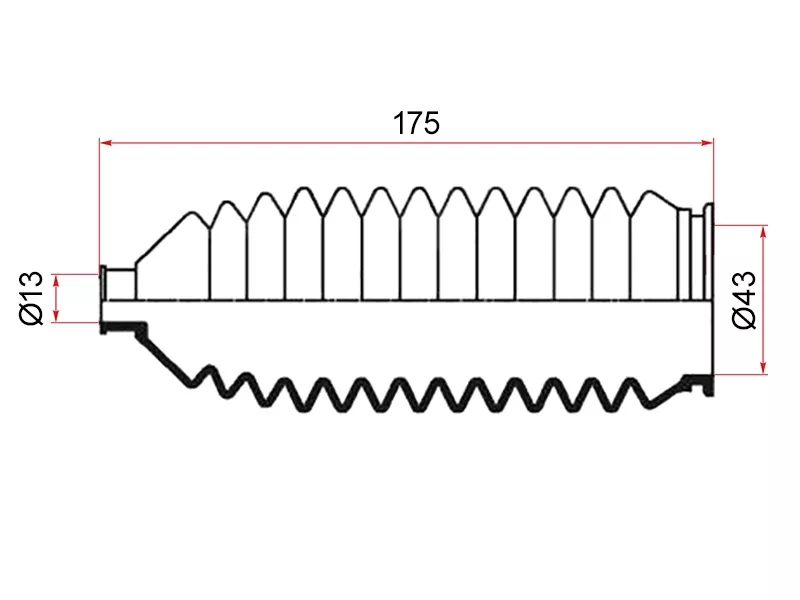 Пыльник рулевой рейки HONDA FIT/JAZZ GD1/GD2 01 - Артикул 03085 - Производитель Maruichi - Фото, Отзывы, Цены 