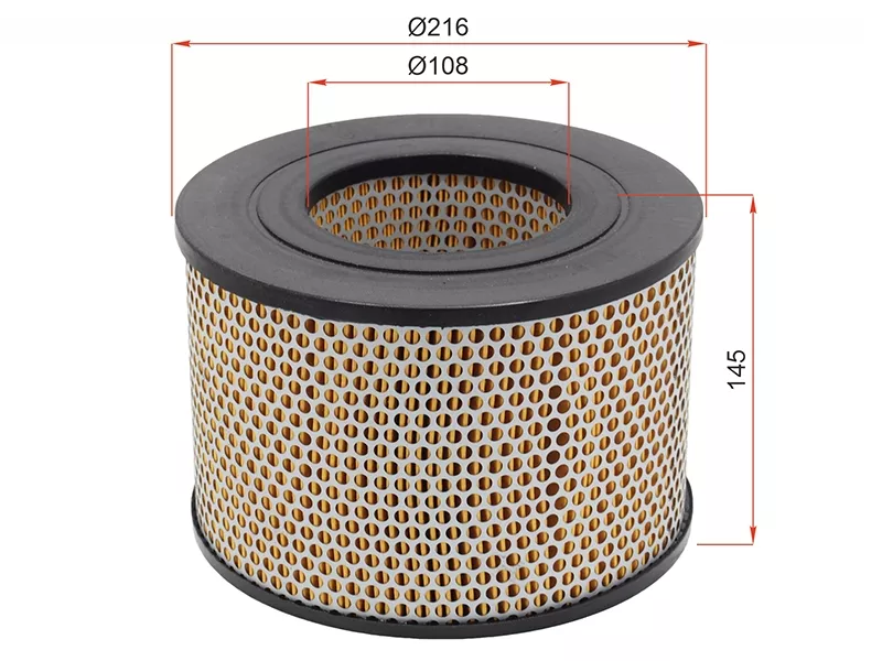 Фильтр воздушный TOYOTA LAND CRUISER/DYNA 1KZTE/1/2KDFTV 87 - Артикул A1304 - Производитель Micro - Фото, Отзывы, Цены 