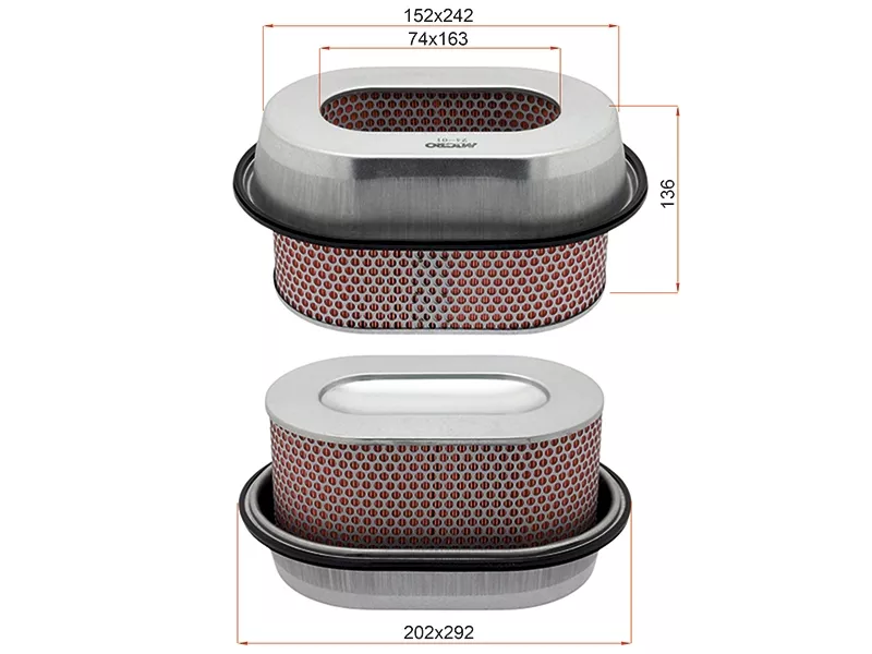 Фильтр воздушный MITSUBISHI DELICA/SPACE GEAR/L400 94-06 - Артикул A7635 - Производитель Micro - Фото, Отзывы, Цены 