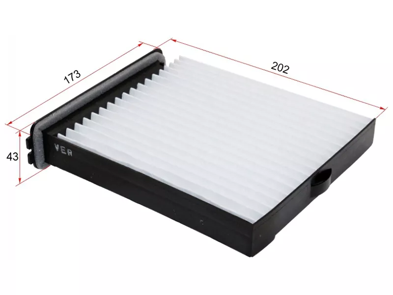 Фильтр салона NISSAN TIIDA 04-/NOTE 05-12 - Артикул RCF3833B - Производитель Micro - Фото, Отзывы, Цены 