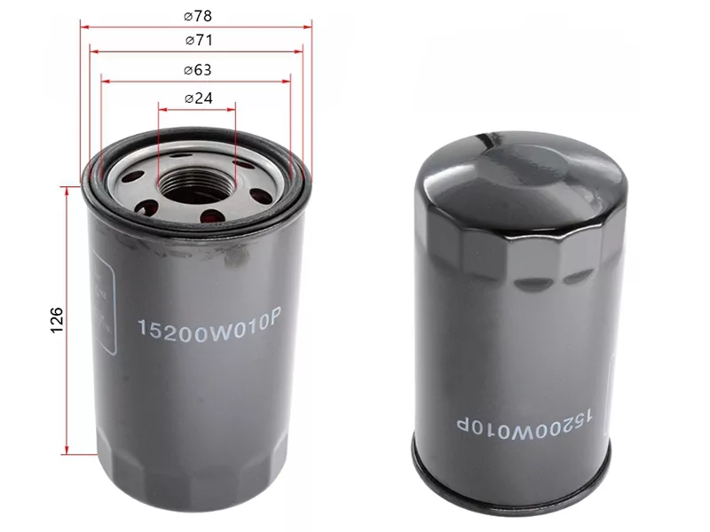 Фильтр масляный MITSIBISHI L200 06-/PAJERO SPORT 2,5 06 - Артикул 15200W010P - Производитель Mitsubishi - Фото, Отзывы, Цены 