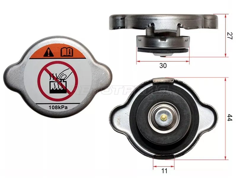 Крышка радиатора (1.1) MMC 3G83/4M40/6G7# - Артикул MR968532 - Производитель Mitsubishi - Фото, Отзывы, Цены 