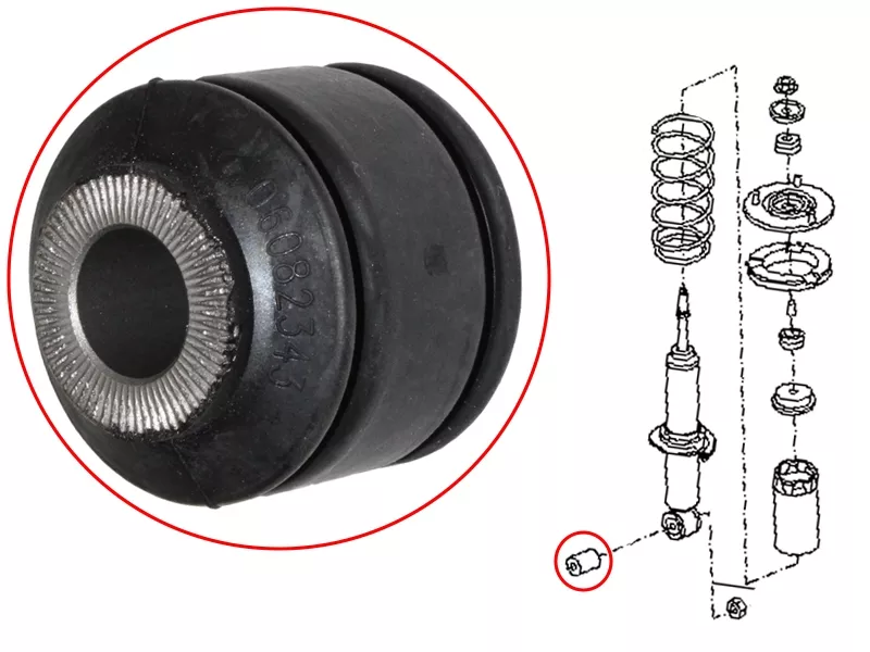 Сайлентблок Nissan Pathfinder 04-14 / Frontier 04-21 / Navara 04-15 - Артикул 562195X00A - Производитель Nissan - Фото, Отзывы, Цены 