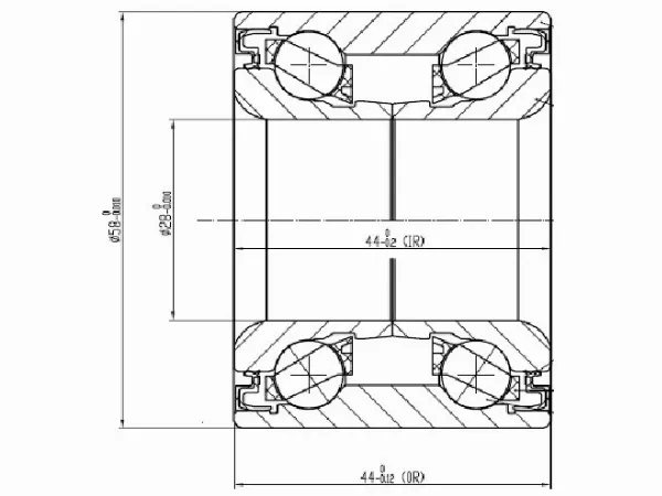 Подшипник задней ступицы SUZUKI SWIFT 2WD - Артикул 28BWD05ACA30 - Производитель Nsk - Фото, Отзывы, Цены 
