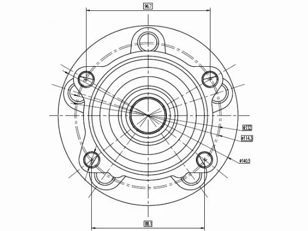 Ступичный узел задн. CITROEN C-CROSSER/MMC OUTLANDER/PEUGEOT 4007 4WD 07 - Артикул HUB157T12 - Производитель Ntn - Фото, Отзывы, Цены 
