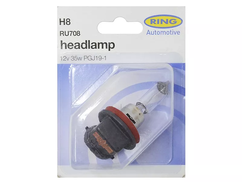 Лампа (H8/ Галоген/ 12V 35W) - Артикул RU708 - Производитель Ring - Фото, Отзывы, Цены 