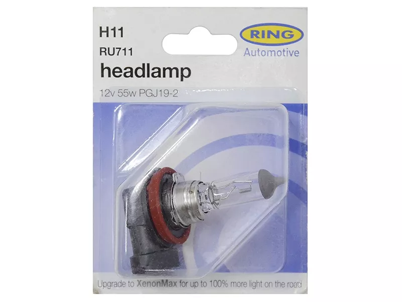 Лампа (H11/ Галоген/ 12V 55W) - Артикул RU711 - Производитель Ring - Фото, Отзывы, Цены 