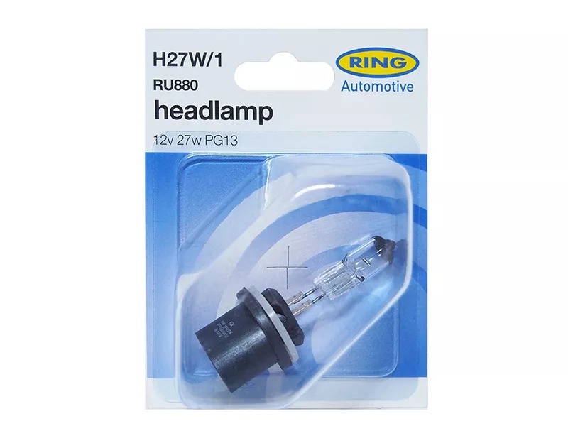 Лампа (H27W1/ Галоген/ 12V 27W) - Артикул RU880 - Производитель Ring - Фото, Отзывы, Цены 