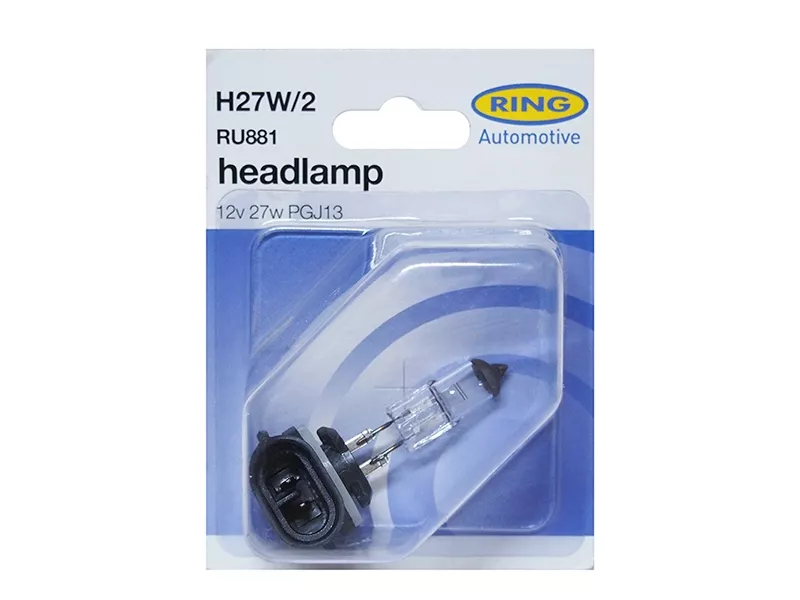 Лампа (H27W2/ Галоген/ 12V 27W) - Артикул RU881 - Производитель Ring - Фото, Отзывы, Цены 