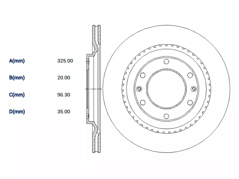Диск тормозной (Сзади) Hyundai Staria 21 - Артикул SD1204 - Производитель Sangsin - Фото, Отзывы, Цены 