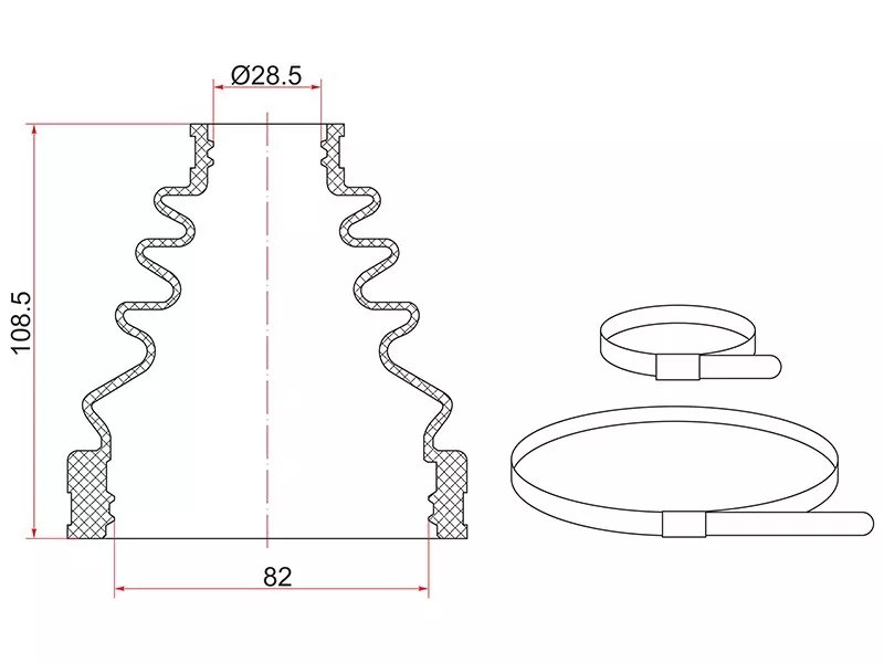Пыльник шруса внутренний
