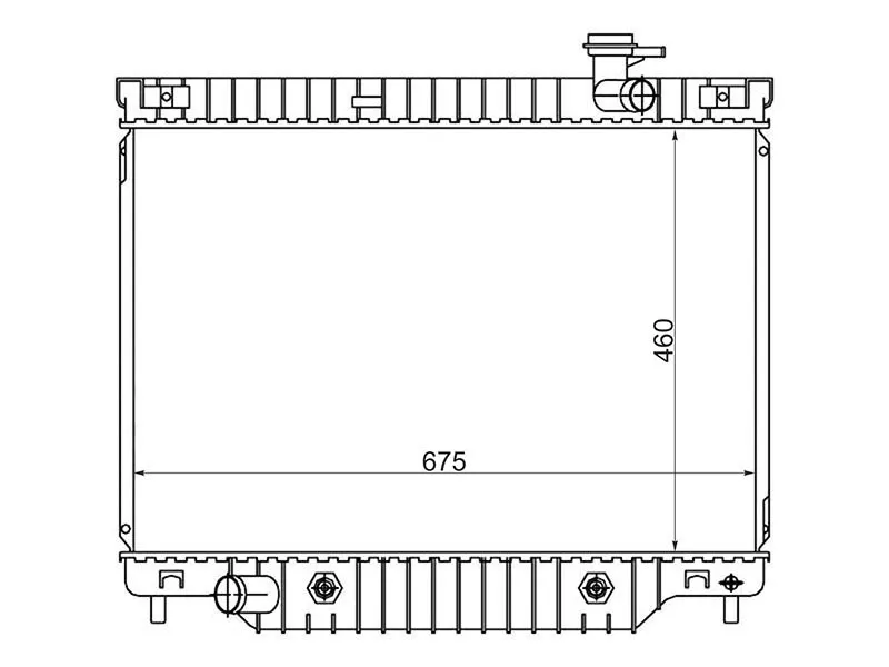 Радиатор Chevrolet TrailBlazer 01-10 / GMC Envoy 02-08 - Артикул CH0007 - Производитель Sat - Фото, Отзывы, Цены 