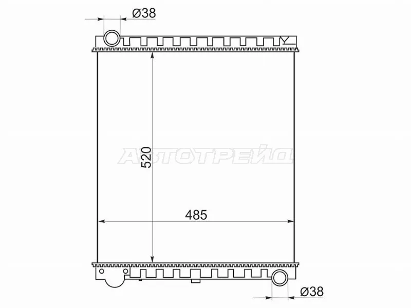 Радиатор Mazda Titan 89-00 - Артикул IS00061 - Производитель Sat - Фото, Отзывы, Цены 