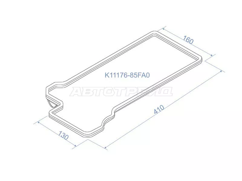 Прокладка клапанной крышки SZ H20A, H25A H27A, 98-05 GrandVitara XL-7 правая - Артикул K1117685FA0 - Производитель Sat - Фото, Отзывы, Цены 