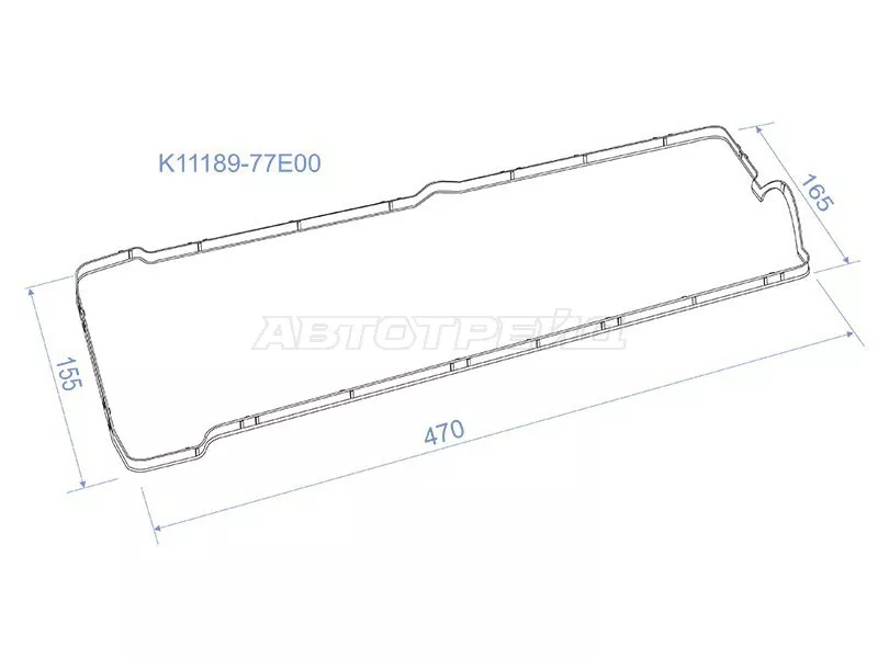 Прокладка клапанной крышки SZ J20A 96-05, Escudo/Grand Vitara - Артикул K1118977E00 - Производитель Sat - Фото, Отзывы, Цены 