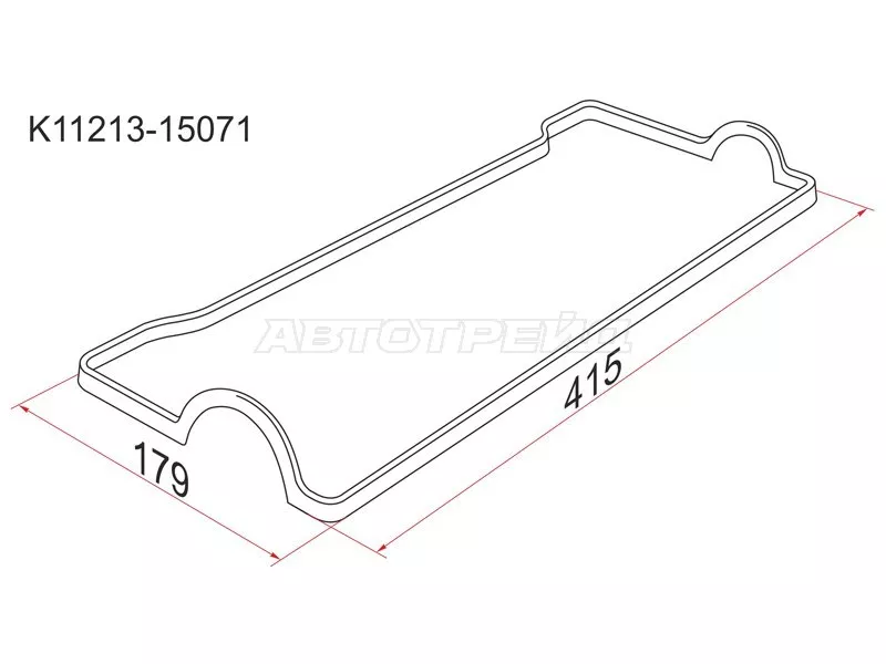 Прокладка клапанной крышки TY 4A-7AFE 91- (трамблер) - Артикул K1121315071 - Производитель Sat - Фото, Отзывы, Цены 