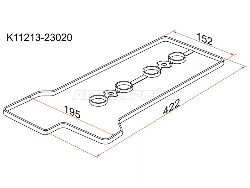 Прокладка клапанной крышки TY 1/2SZ-FE, 99 - Артикул K1121323020 - Производитель Sat - Фото, Отзывы, Цены 