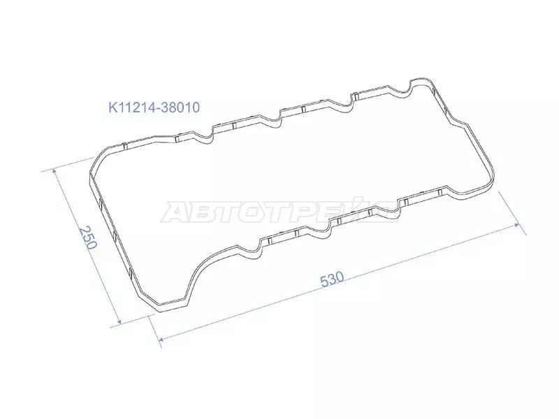 Прокладка клапанной крышки LEXUS LX570 07- 3URFE №2 - Артикул K1121438010 - Производитель Sat - Фото, Отзывы, Цены 