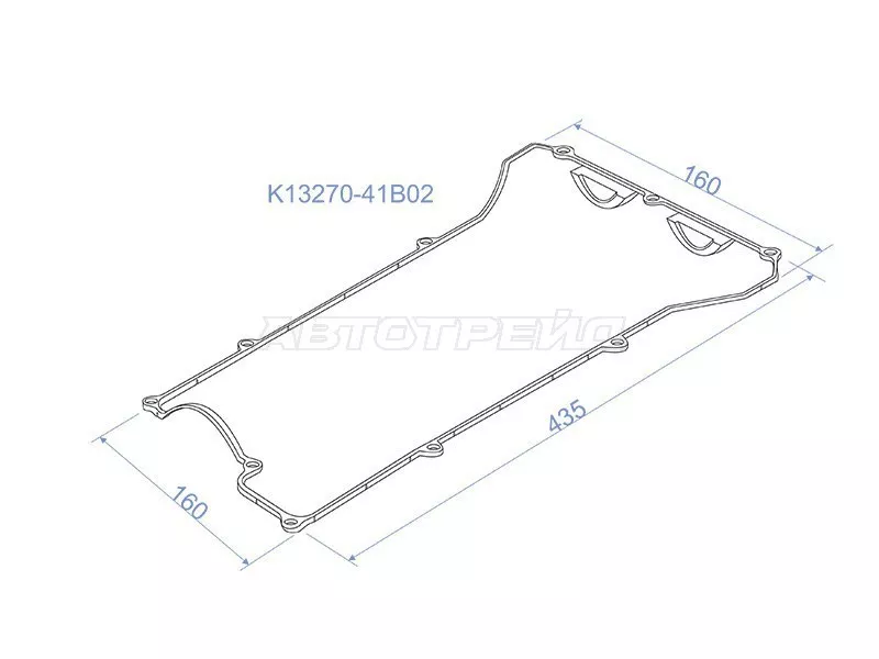 Прокладка клапанной крышки NS CG10, CG13, CGA3DE, Z10, K11 - Артикул K1327041B02 - Производитель Sat - Фото, Отзывы, Цены 