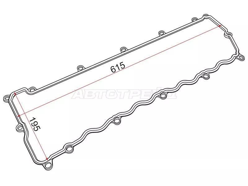 Прокладка крышки клапанной ISUZU 4HF1 - Артикул K8970198450 - Производитель Sat - Фото, Отзывы, Цены 