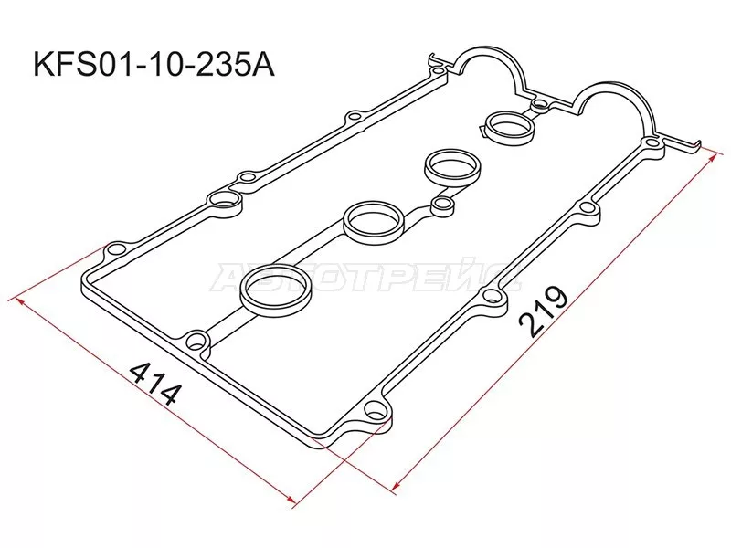 Прокладка клапанной крышки MZ FP, FS, 92-97 - Артикул KFS0110235A - Производитель Sat - Фото, Отзывы, Цены 