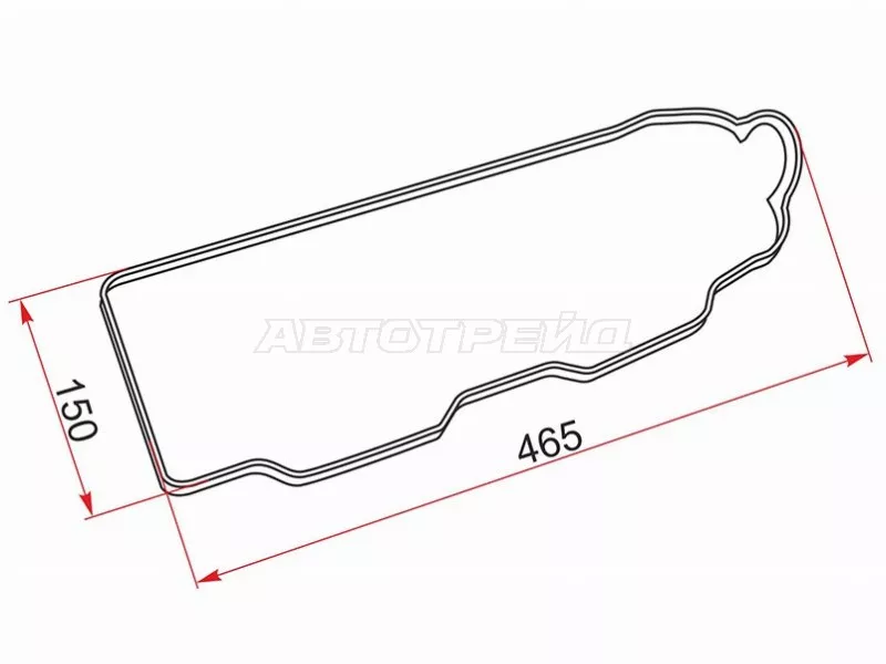 Прокладка клапанной крышки MMC 4G63/4G64 SOHC, HY Starex 2.4 - Артикул KMD130494 - Производитель Sat - Фото, Отзывы, Цены 