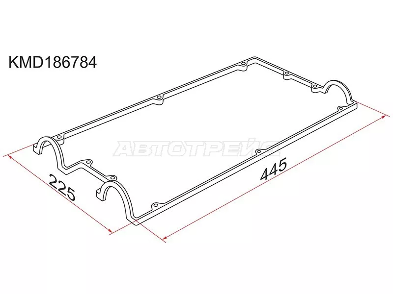Прокладка клапанной крышки MMC 4G63 DOHC 91 - Артикул KMD186784 - Производитель Sat - Фото, Отзывы, Цены 