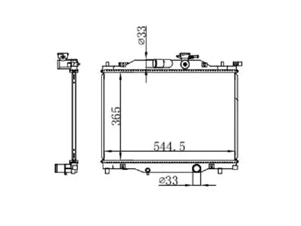 Радиатор Mazda Demio 14-19 / 2 15-19 - Артикул MZ00016 - Производитель Sat - Фото, Отзывы, Цены 