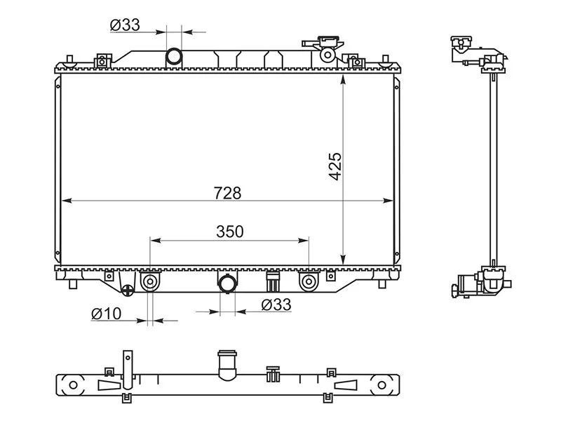 Радиатор Mazda CX-5 11-21 - Артикул MZ0016 - Производитель Sat - Фото, Отзывы, Цены 