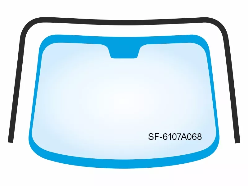 Молдинг лобового стекла (П-образный) Mitsubishi Outlander 12-22 - Артикул SF6107A068 - Производитель Sat - Фото, Отзывы, Цены 