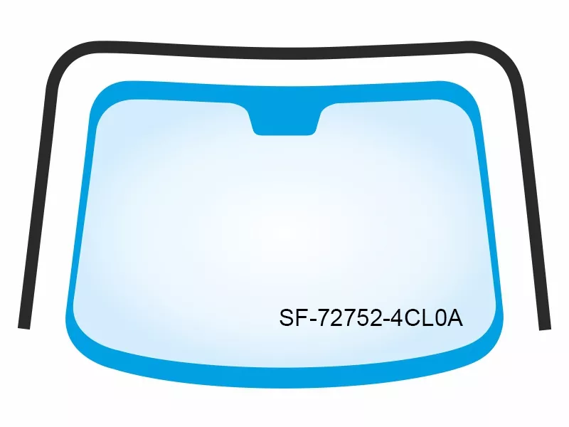 Молдинг лобового стекла (П-образный) Nissan X-Trail 13-22 / Rogue 14-21 - Артикул SF727524CL0A - Производитель Sat - Фото, Отзывы, Цены 