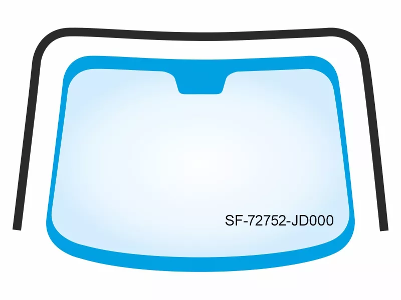 Молдинг лобового стекла (П-образный) Nissan Qashqai 06-13 / Dualis 07-14 - Артикул SF72752JD000 - Производитель Sat - Фото, Отзывы, Цены 