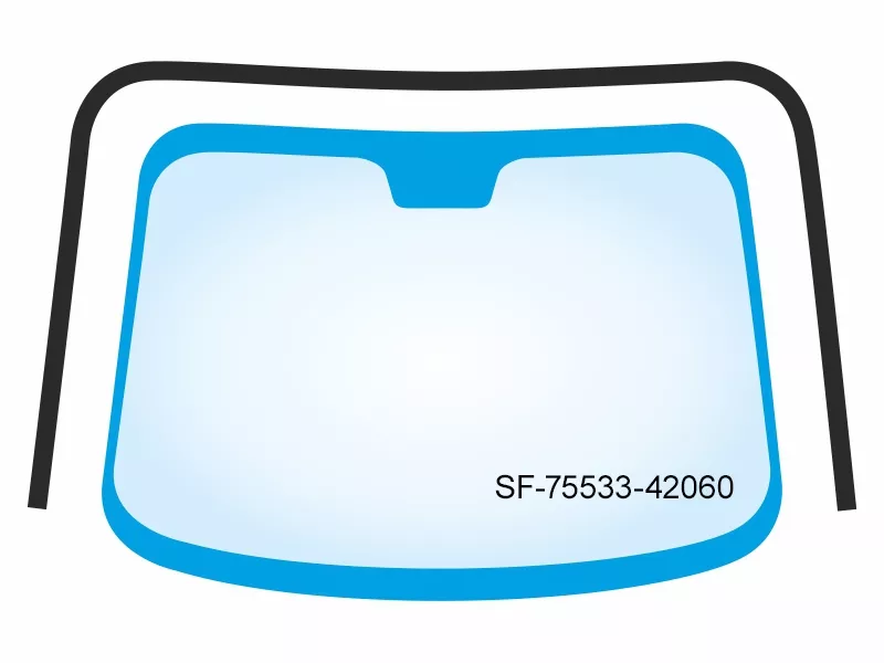 Молдинг лобового стекла (П-образный) Toyota RAV4 (XA40) 12-19 - Артикул SF7553342060 - Производитель Sat - Фото, Отзывы, Цены 