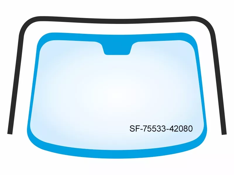 Молдинг лобового стекла (П-образный) Toyota RAV4 (XA50) 18- / Wildlander 19 - Артикул SF7553342080 - Производитель Sat - Фото, Отзывы, Цены 