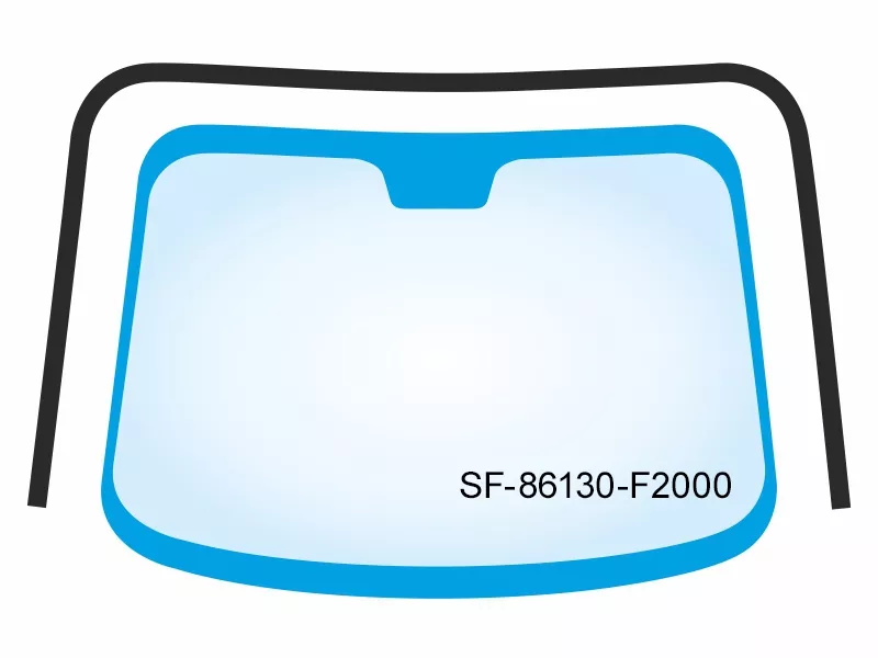 Молдинг лобового стекла (П-образный) Hyundai Elantra 15-20 - Артикул SF86130F2000 - Производитель Sat - Фото, Отзывы, Цены 